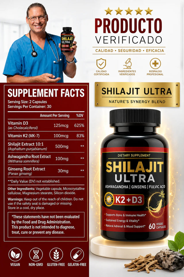 🔥 SHILAJIT PRO MAX PREMIUM MÁS ENERGÍA, VITALIDAD Y BIENESTAR PARA DISFRUTAR CADA DÍA AL MÁXIMO
