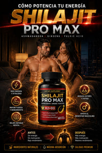 🔥 SHILAJIT PRO MAX PREMIUM MÁS ENERGÍA, VITALIDAD Y BIENESTAR PARA DISFRUTAR CADA DÍA AL MÁXIMO