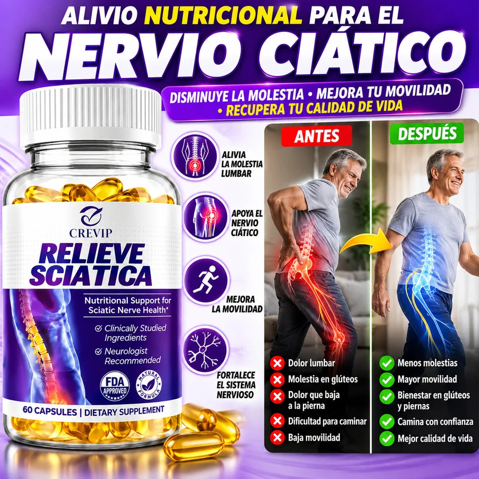 Relieve Sciatica — Tratamiento Real, Adiós al Dolor Ciático en Días