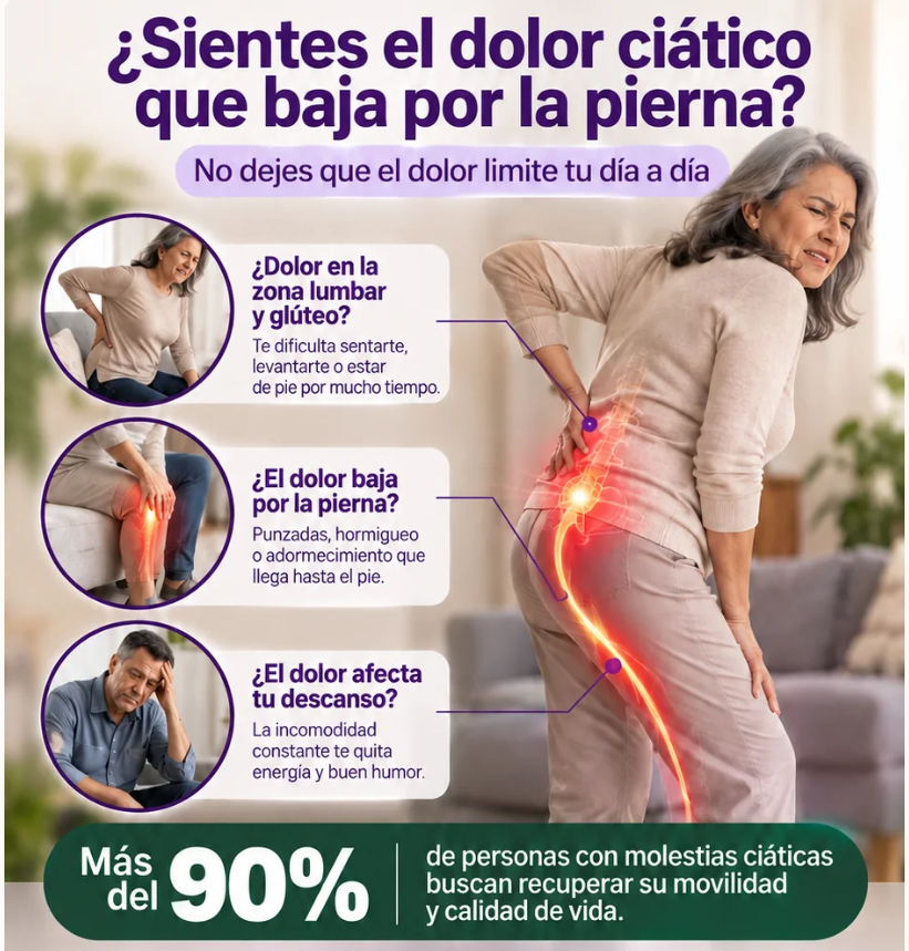 Relieve Sciatica — Tratamiento Real, Adiós al Dolor Ciático en Días
