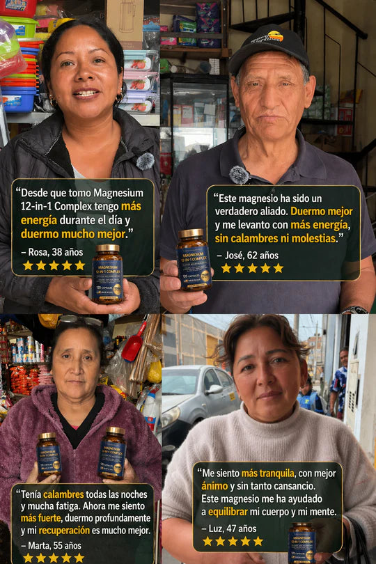 MAGNESIUM 12 IN 1 GNE-PREMIUM 👉 DUERME PROFUNDO, REDUCE EL ESTRÉS Y RECUPERA TU ENERGÍA EN DÍAS 😴