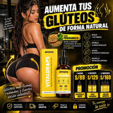 🍑 **VITALDROPS Advanced Formula 60 ml | Fórmula Botánica para Realzar TUS GLUTEOS Y CADERAS y Cuidar tu Figura** 💛✨