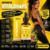 🍑 **VITALDROPS Advanced Formula 60 ml | Fórmula Botánica para Realzar TUS GLUTEOS Y CADERAS y Cuidar tu Figura** 💛✨