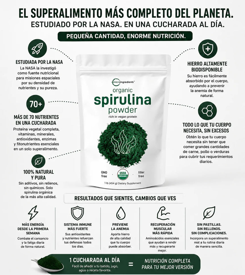 El Superalimento con Más de 70 Nutrientes en una Sola Cucharada