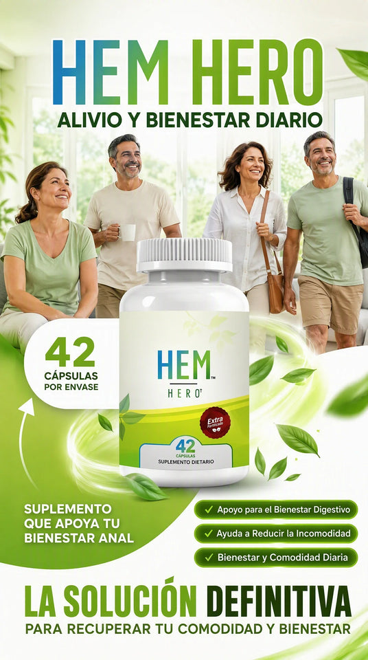 🌿 HEM HERO: ALIVIO Y BIENESTAR PARA TU DÍA A DÍA